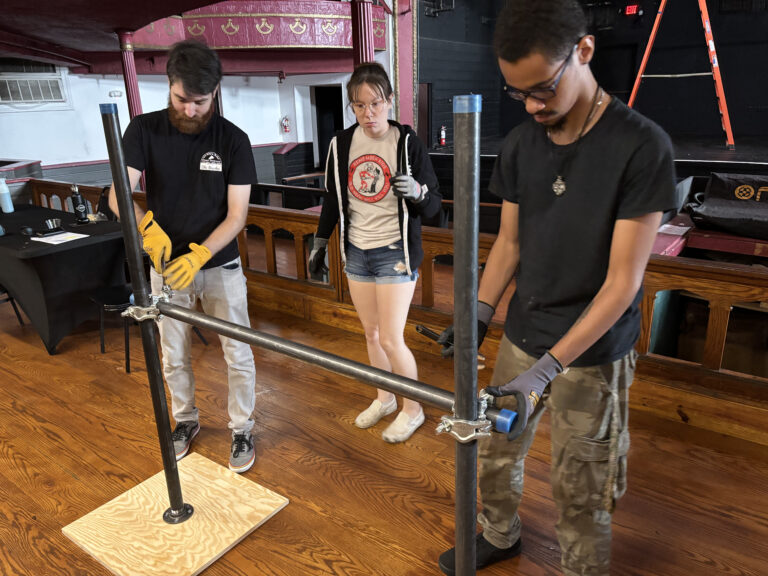 First week of Stagecraft & Technology classes at The Chance, July 2025